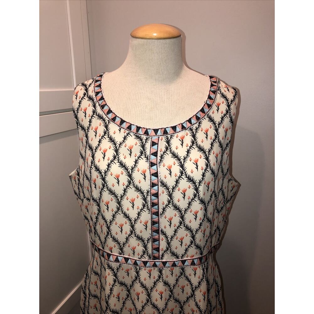 Molly Bracken Dress Sz XL Floral Fit & Flare NWT Multicolor Woven Pockets - Picture 2 of 4